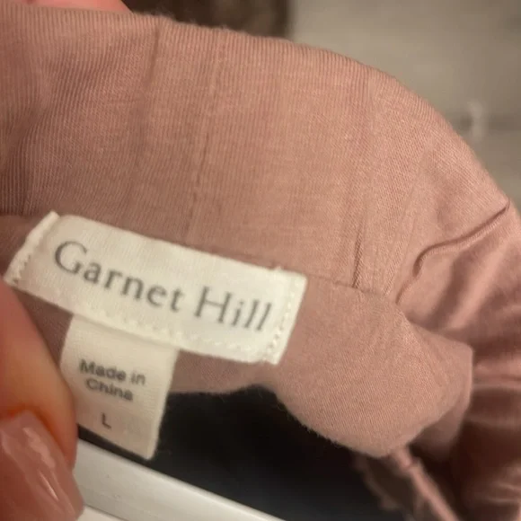 Garnet Hill dusty rose knees length skirt - Picture 4 of 4